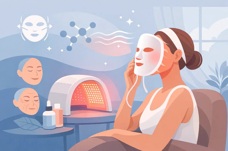 LED Light Therapy at Home Benefits for Wrinkles