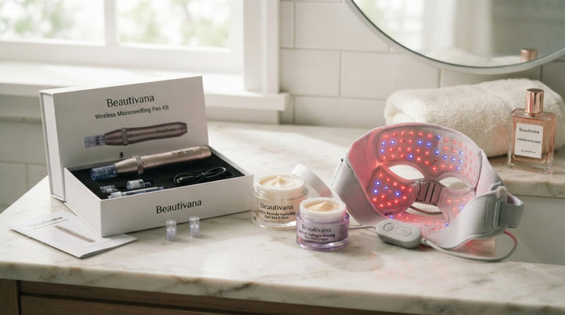 Microneedling vs. LED-Therapie bei Hautalterung: Was wirkt am besten?