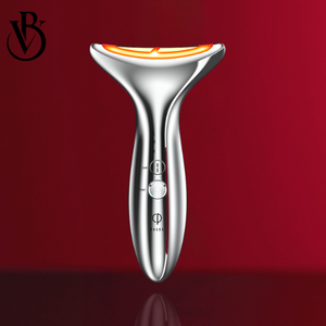 Neck Beauty Instrument with RF, EMS, Vibration & LED Therapy for Firming and Rejuvenation