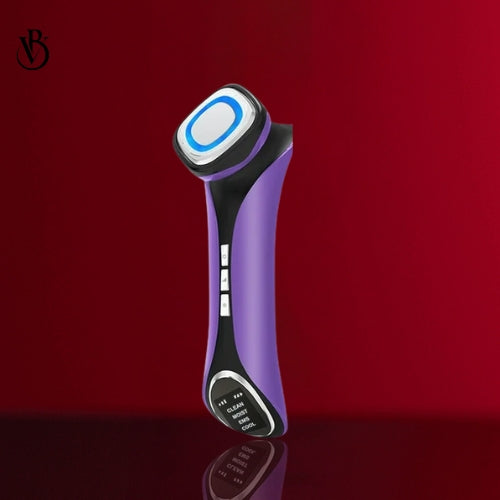 Hot & Cold EMS Microcurrent Beauty Device with Light Therapy & Vibration