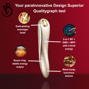 Beautivana Pulse RF Eye Beauty Device – Rejuvenating Massager