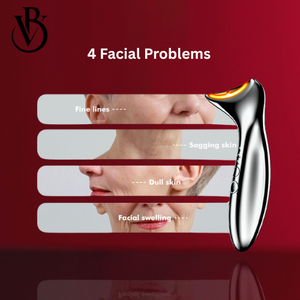 Neck Beauty Instrument with RF, EMS, Vibration & LED Therapy for Firming and Rejuvenation