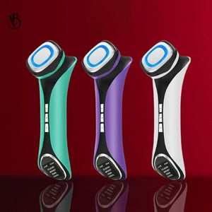 4 - in - 1 EMS Microcurrent Facial Device – Hot & Cold Therapy - Beautivana
