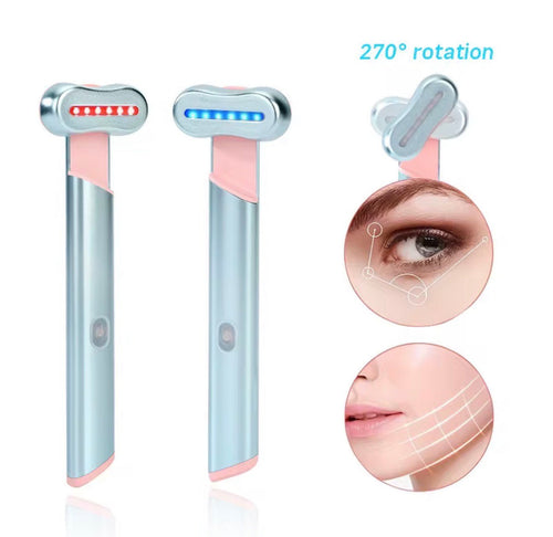 4 - in - 1 Facial Device with Red Light Therapy for Youthful Skin - Beautivana