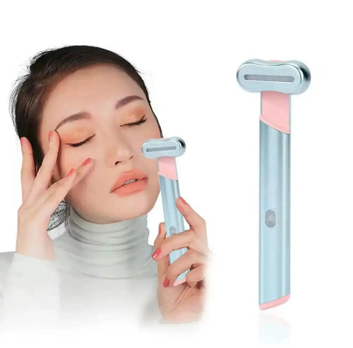 4 - in - 1 Facial Device with Red Light Therapy for Youthful Skin - Beautivana