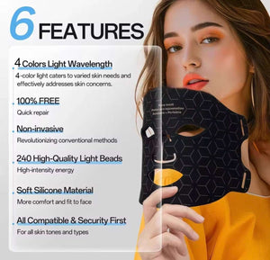 7-Color LED Facial Beauty Mask - Beautivana