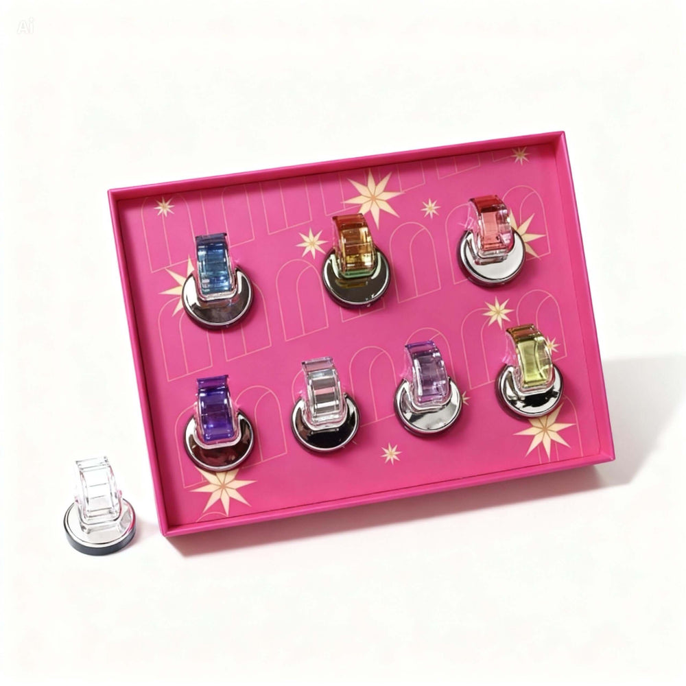 Luxury Capsule Perfume Gift Set – 8 Piece Mini Fragrance Collection in Premium Pink Box | Beautivana Exclusive