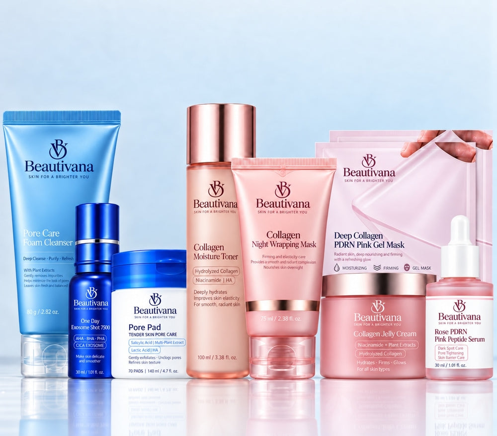 Beautivana 9-in-1 Skincare Set for Hydration
