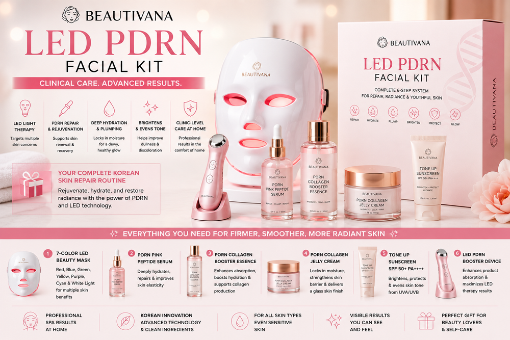 Beautivana LED PDRN Facial Kit