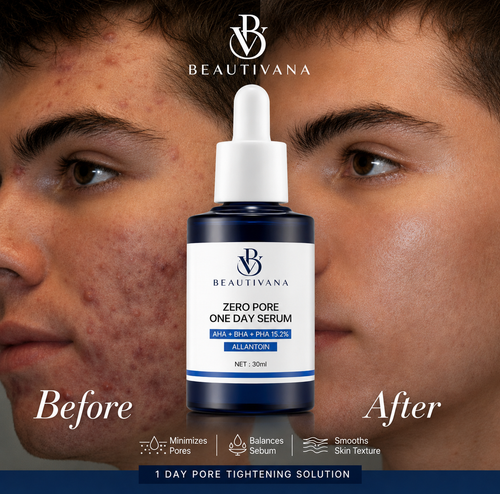 Beautivana Zero Pore Refining Serum – AHA + BHA + PHA 15.2%