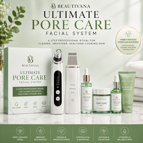 Beautivana Ultimate Pore Care Facial System – 6-Piece Pore Cleansing & Refining Ritual