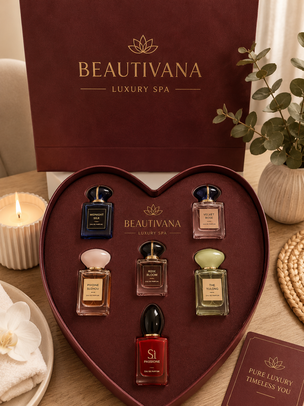 Luxury Mini Perfume Gift Set- 6-Piece Fragrance Collection