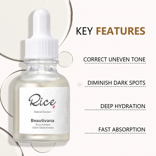 Beautivana Rice and Alpha Arbutin Hydrating Serum 1.01 fl oz product image