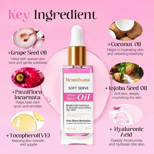 Beautivana Hydrating After Shave Oil product image