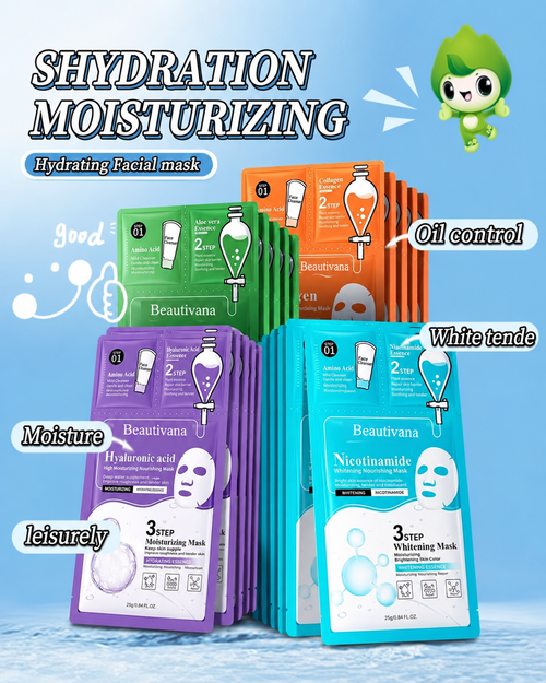 Beautivana 4-Piece Hydrating Facial Mask Set product image