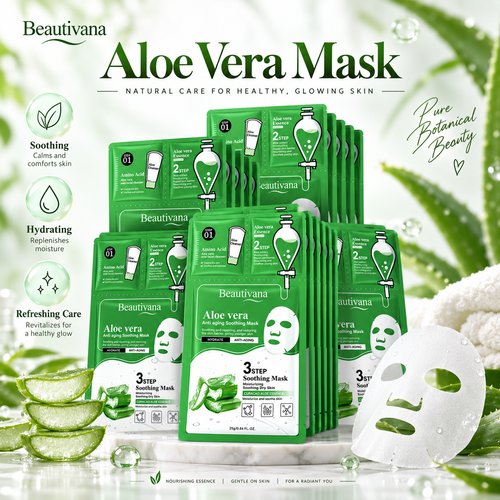 Beautivana 4-Piece Hydrating Facial Mask Set product image