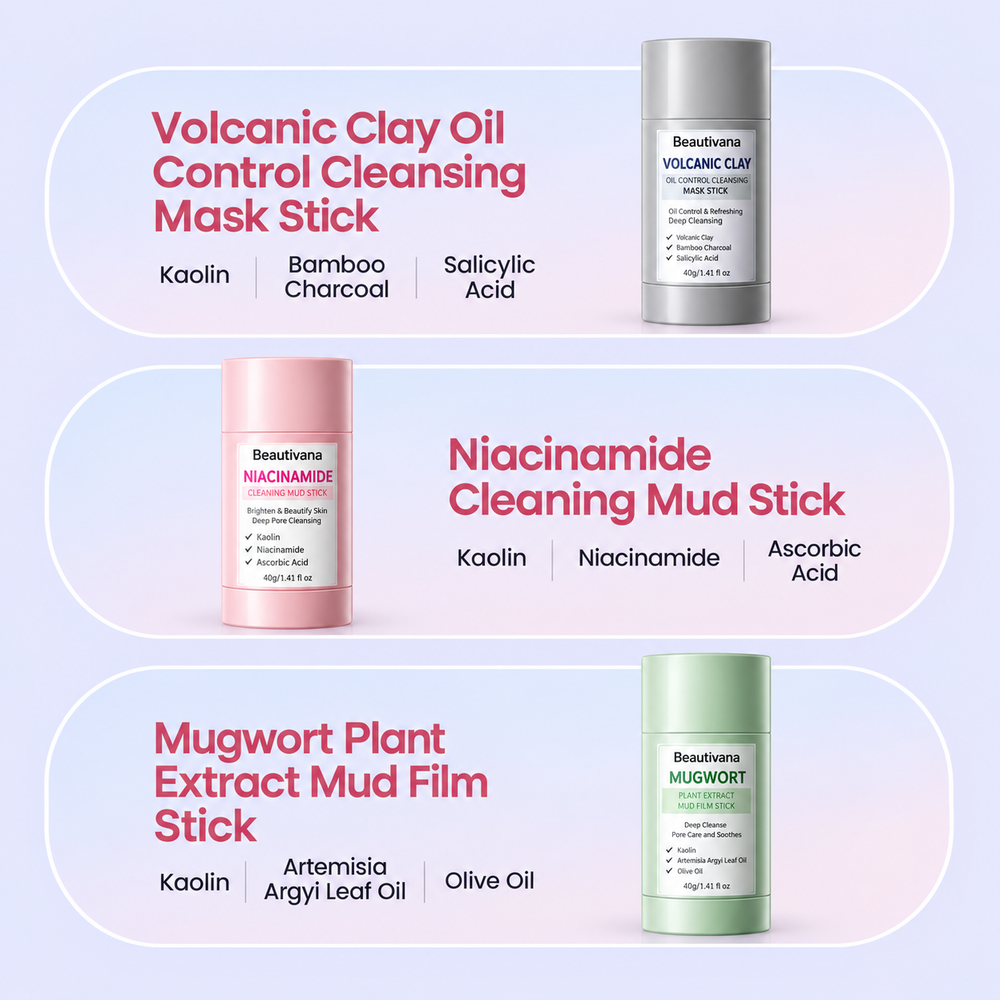 Beautivana 3-Piece Mud Mask Stick Set product image