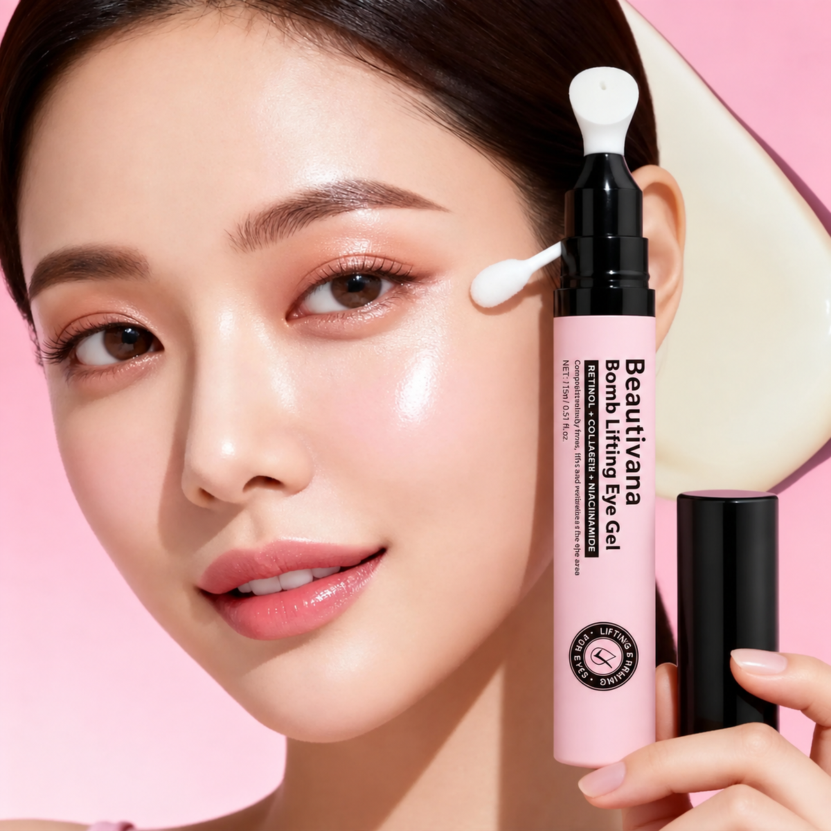 Beautivana Under-Eye Gel with Retinol Collagen and Niacinamide product image