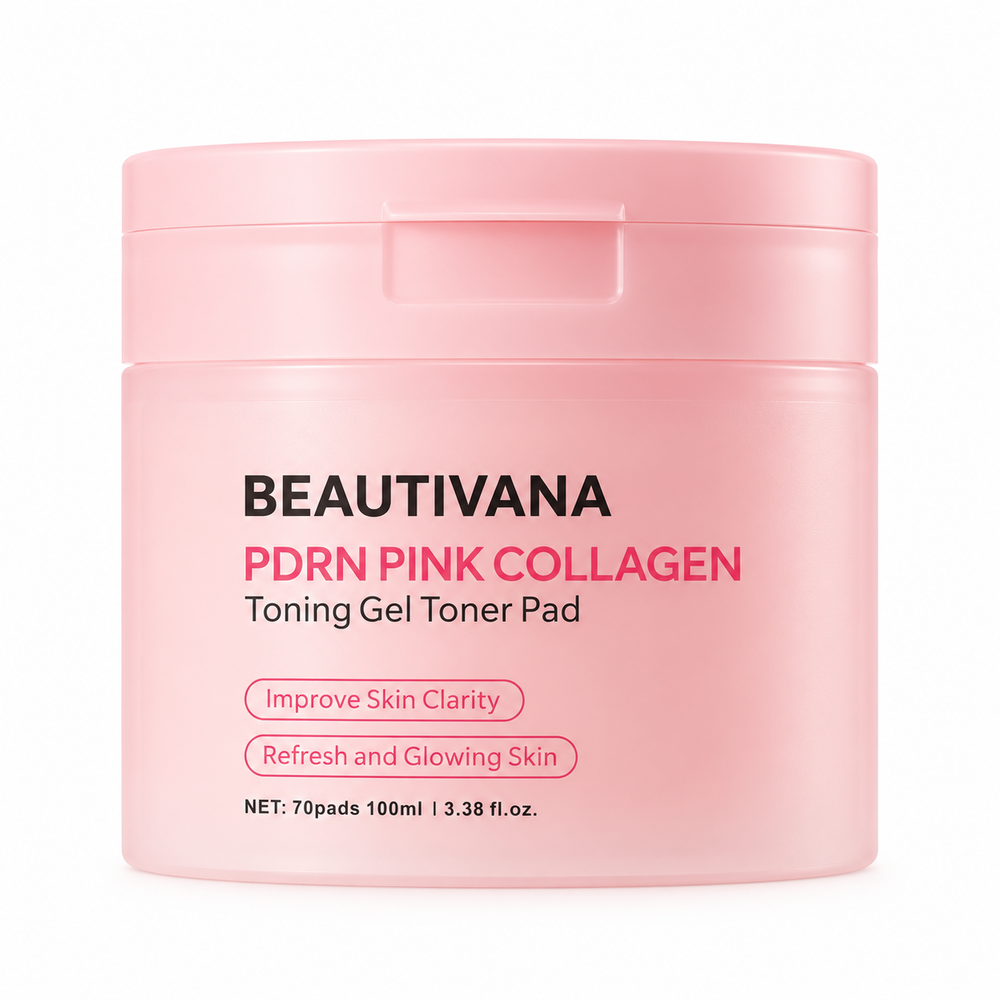 Beautivana PDRN Pink Collagen Toner Pads 70 Count product image
