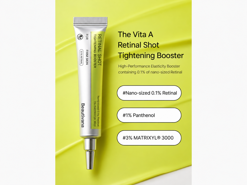 Beautivana Retinal Shot Booster Serum product packaging