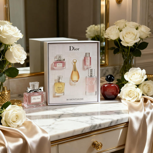 Dior Mini Perfume Collection Gift Set for Women – 5-Piece Luxury Fragrance Set
