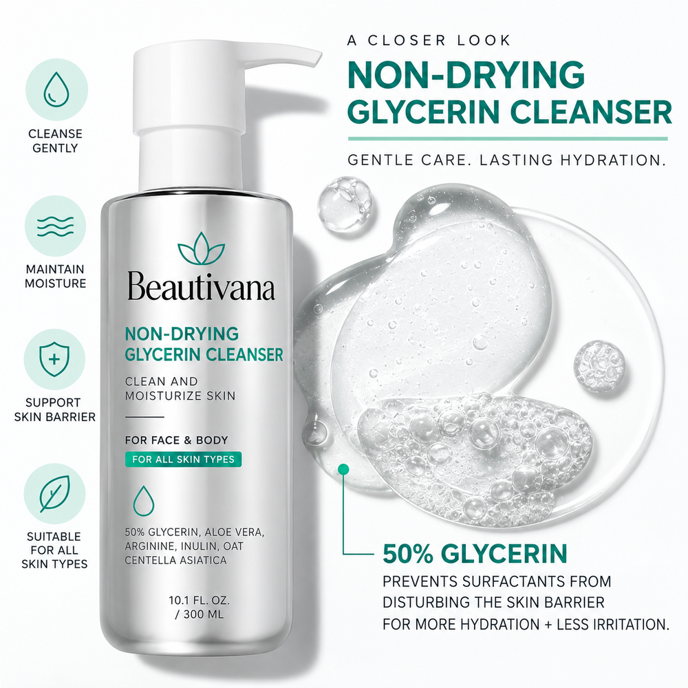 KOEC glycerin face and body cleanser 300 mL