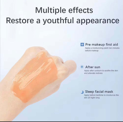 AIVI overnight hydrating capsules – multi-use sleep mask for pre-makeup, after sun, and youthful skin restoration