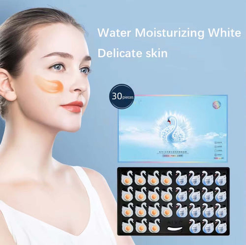 AIVI overnight hydrating capsules White Swan sleep mask 30-piece set for water moisturizing and delicate skin glow