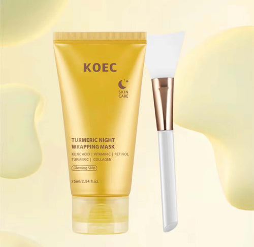 KOEC Golden Glow Turmeric Skincare Set – Kojic Acid Brightening, Collagen Hydration & Dark Spot Repair System product image
