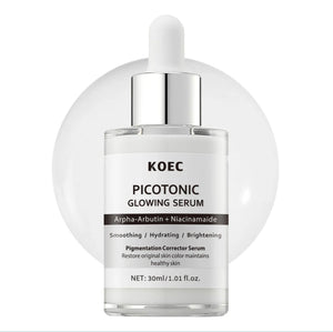 KOEC Picotonic Glowing Serum – Alpha‑Arbutin + Niacinamide Brightening & Blemish Mark Corrector
