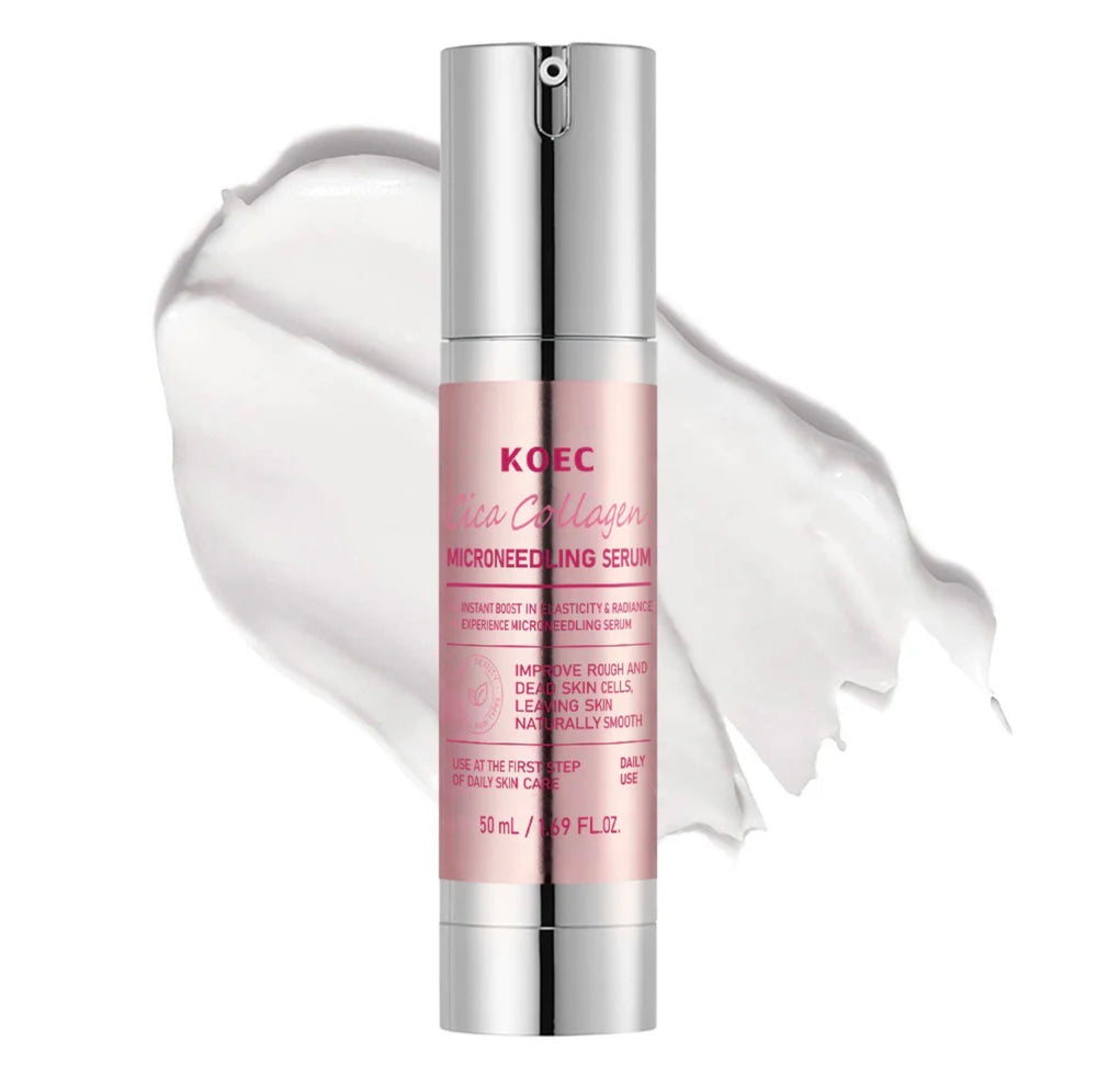 KOEC Cica Collagen Microneedling Serum – Repair & Radiance Booster with Niacinamide + Centella + Collagen