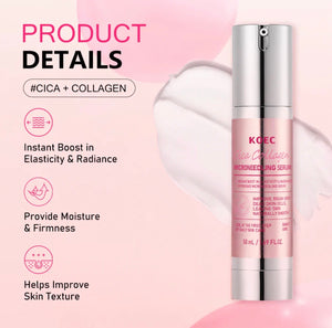 KOEC Cica Collagen Microneedling Serum – Repair & Radiance Booster with Niacinamide + Centella + Collagen