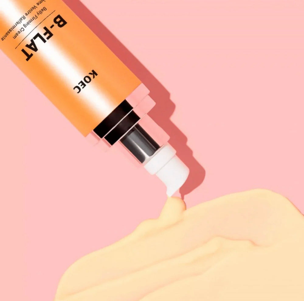 KOEC B‑FLAT Belly Firming Cream – Tighten, Tone & Smooth with Avocado Oil + Centella + Purslane