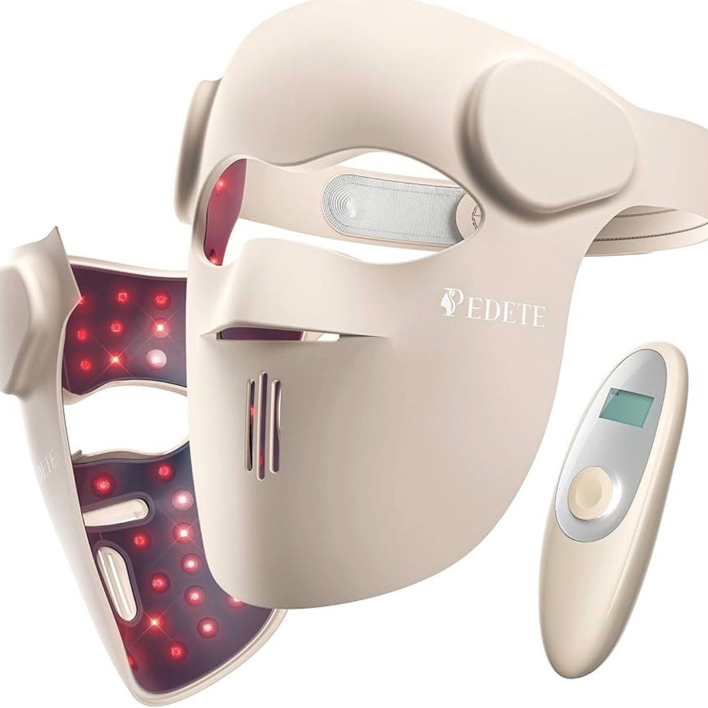 Beautivana 3D Wireless LED Light Therapy Face Mask – 7 Color Rejuvenation for Anti-Aging, Acne & Skin Renewal