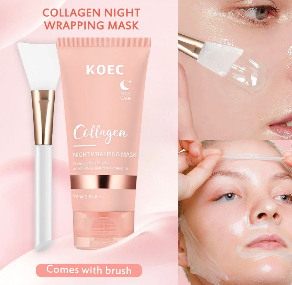 KOEC Collagen Night Wrapping Mask (with Brush)