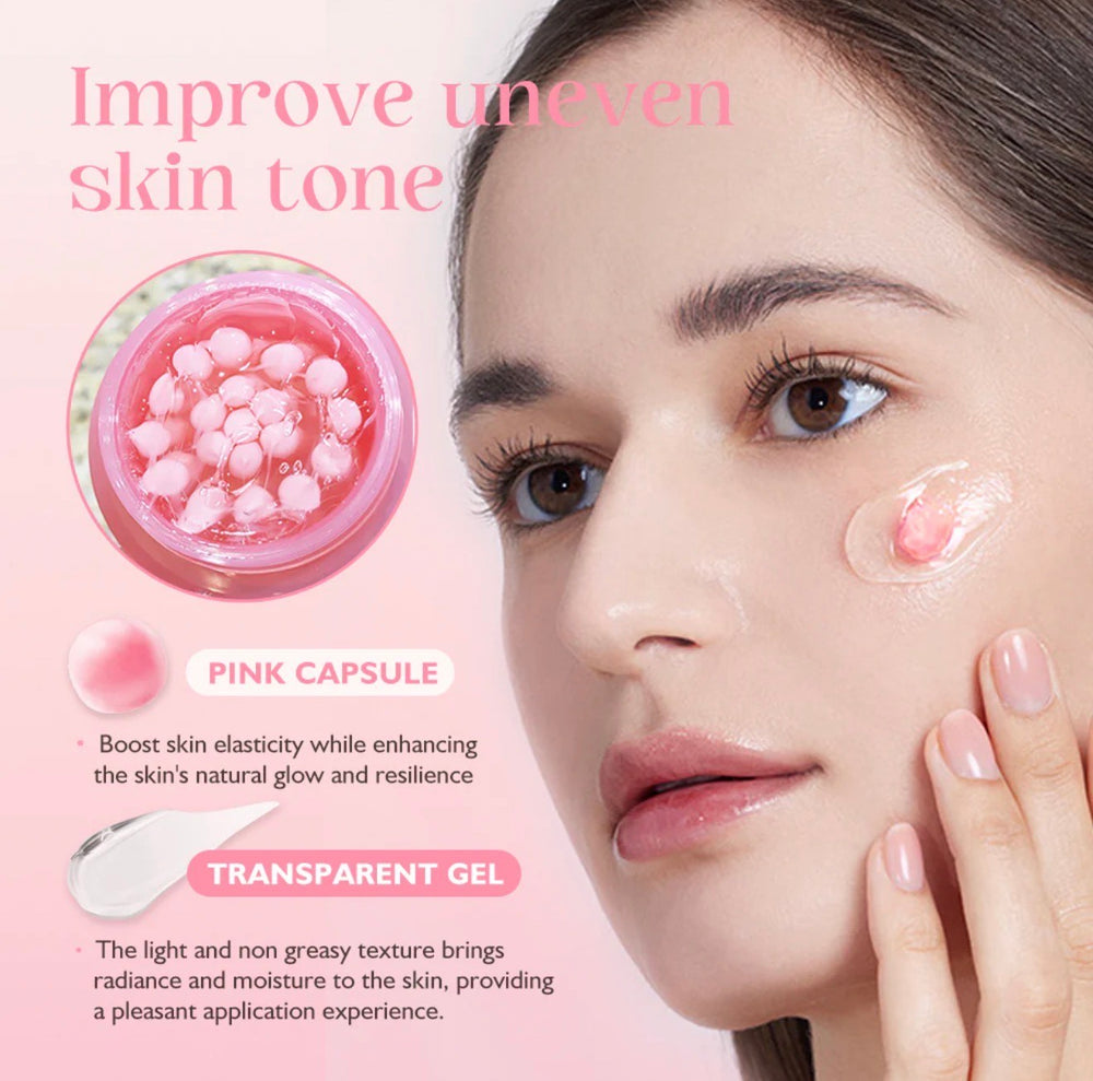 KOEC PDRN Pink Collagen Capsule Cream – 5% Niacinamide & Hydrolyzed Collagen (50g)