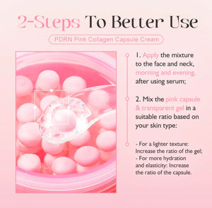 KOEC PDRN Pink Collagen Capsule Cream – 5% Niacinamide & Hydrolyzed Collagen (50g)