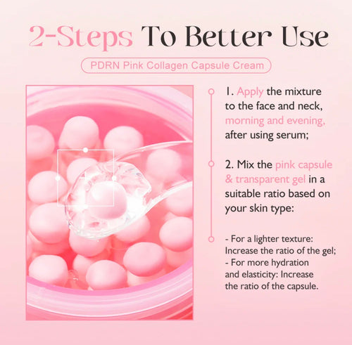 KOEC PDRN Pink Collagen Capsule Cream – 5% Niacinamide & Hydrolyzed Collagen (50g)