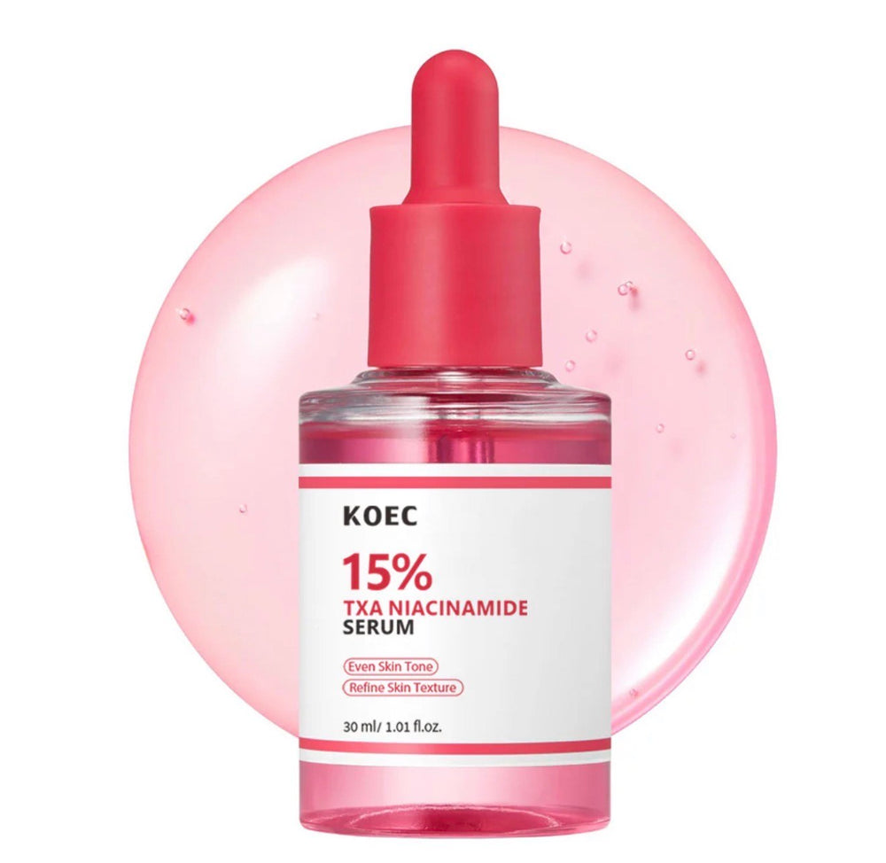 KOEC 15% TXA Niacinamide Serum – Brightening & Hydrating Serum for Even Skin Tone | 30ml