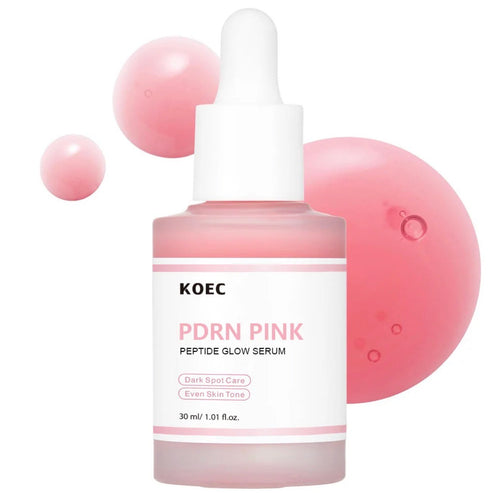 KOEC PDRN Pink Peptide Glow Serum – Brighten, Hydrate & Even Skin Tone | 30ml