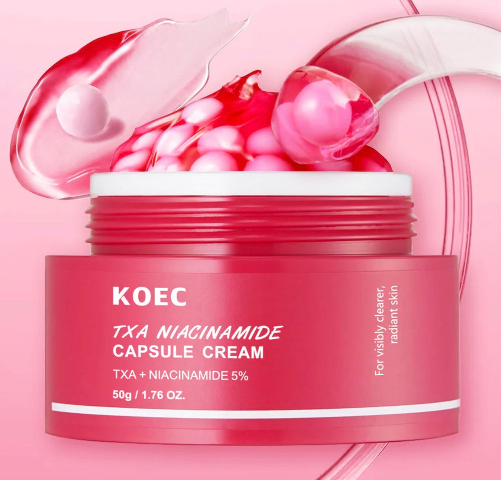 KOEC TXA Niacinamide Capsule Cream – TXA + Niacinamide 5% for Clear & Radiant Skin