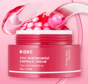 KOEC TXA Niacinamide Capsule Cream – TXA + Niacinamide 5% for Clear & Radiant Skin