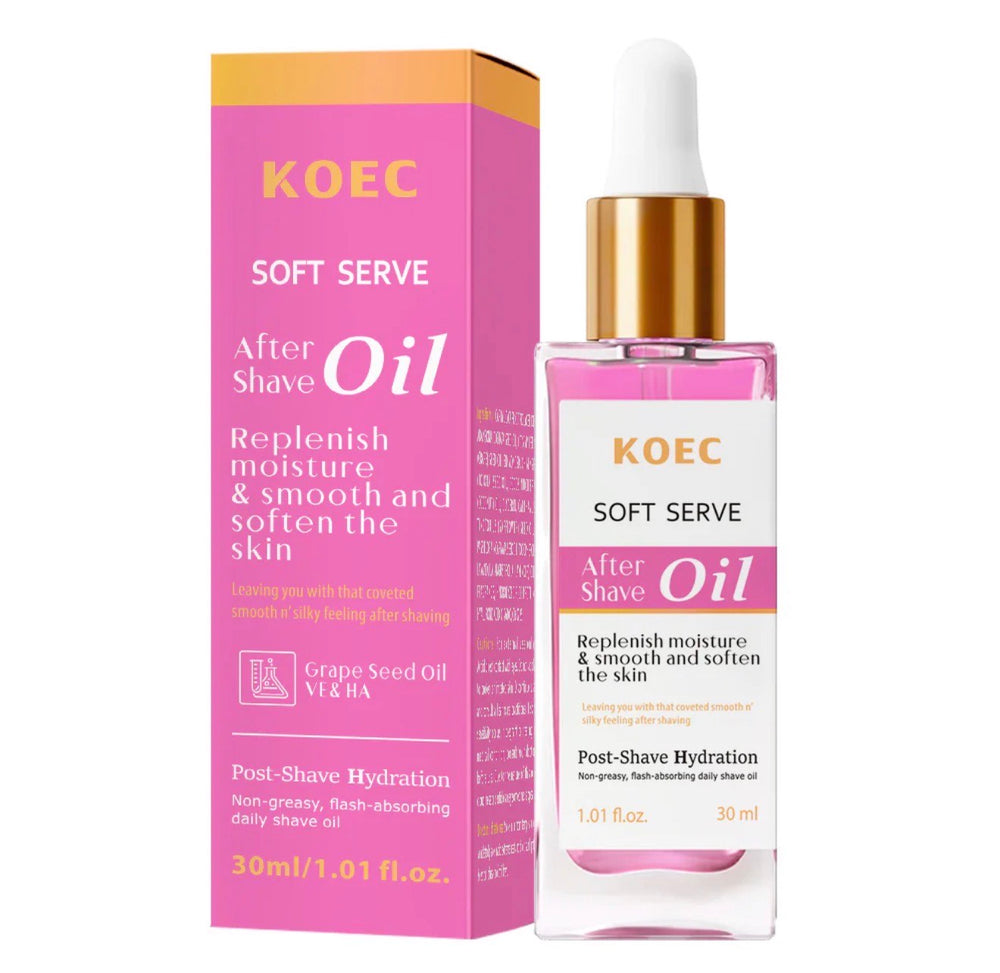 KOEC Soft Serve After Shave Oil – Hydrating & Soothing Post-Shave Skincare | 30ml
