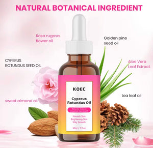 KOEC Cyperus Rotundus Oil – Natural Hair Growth Reduction & Skin Nourishing Oil