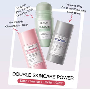 Beautivana 3-Piece Deep Cleansing Mud Mask Stick Set