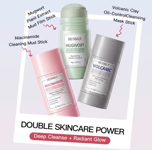Beautivana 3-Piece Deep Cleansing Mud Mask Stick Set