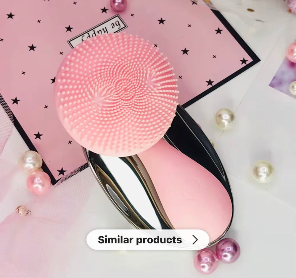 Sonic Facial Cleansing Brush | Deep Clean & Exfoliate | Waterproof Silicone Face Cleaner for Daily Use