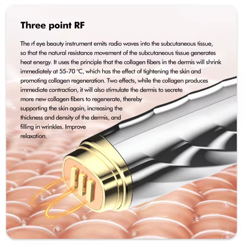 WaveClean Eye Beauty Device – RF, EMS, LED Therapy for Wrinkles