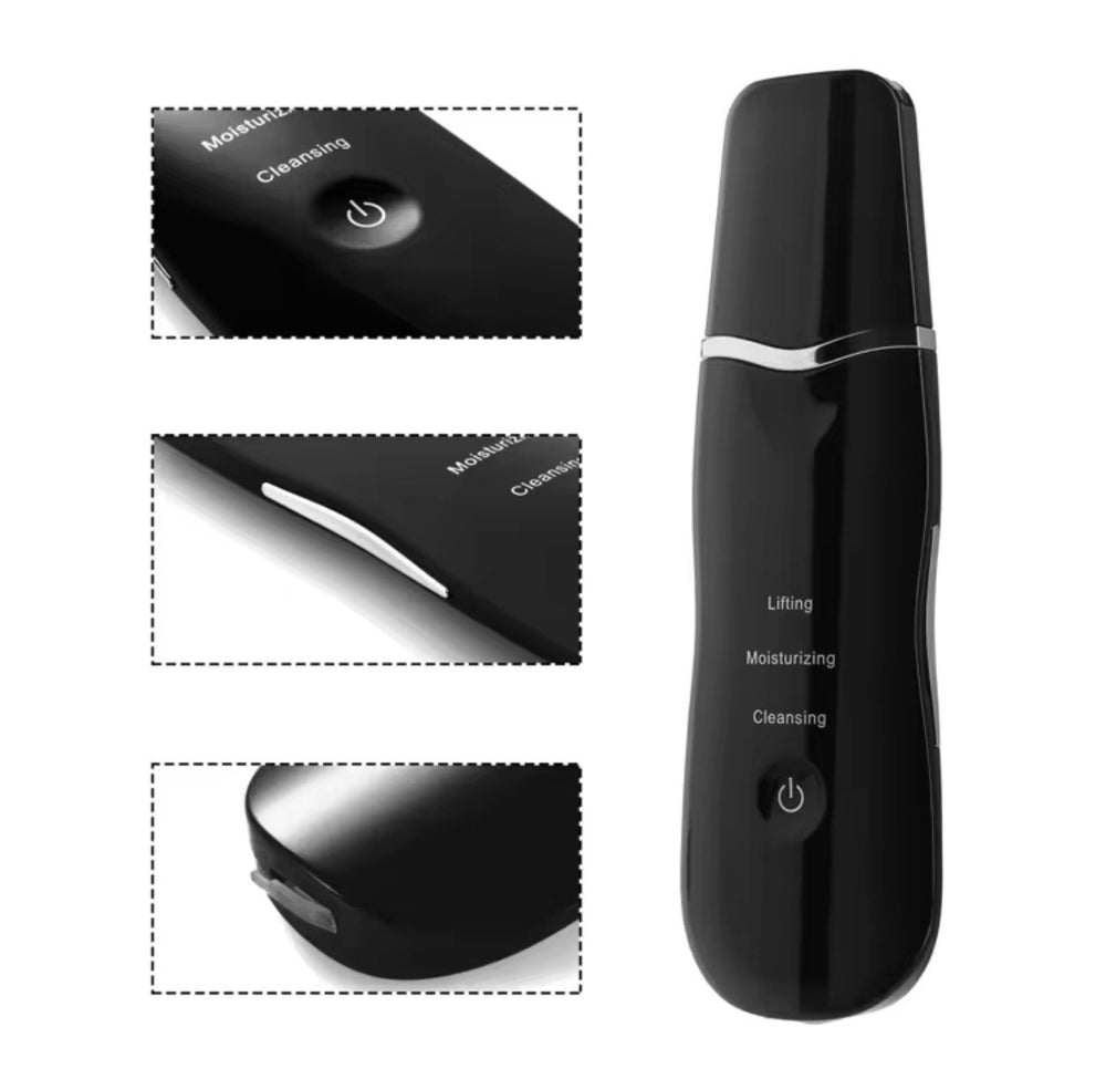 EMS Ultrasonic Scraper Leather Machine | Skin Lifting & Blackhead Removal