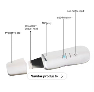 EMS Ultrasonic Scraper Leather Machine | Skin Lifting & Blackhead Removal